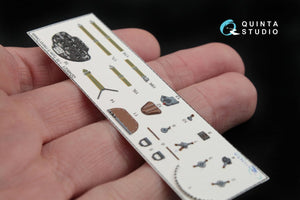 Quinta Studio QD48021 I-16 type 5 3D-Printed &amp;amp; colored Interior on decal paper 1/48 – Bild 6