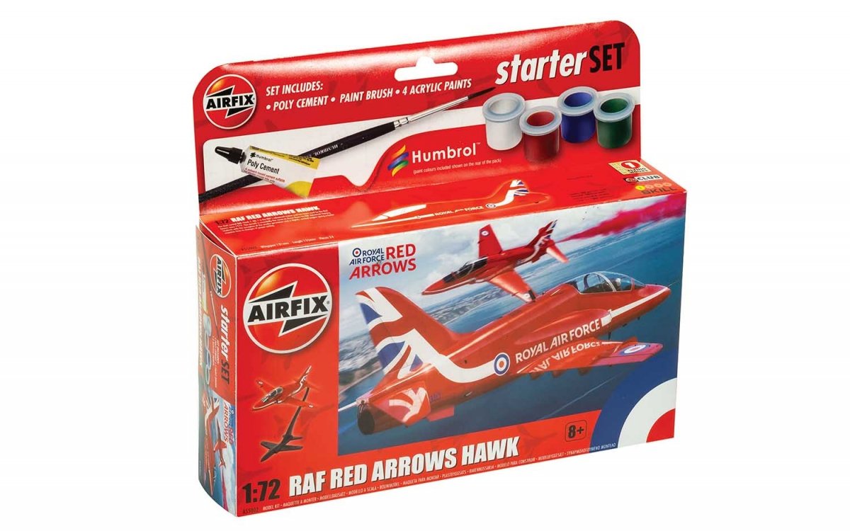 Airfix 55002 RAF Red Arrows Hawk - Gift Set 1/72 – immagine 2