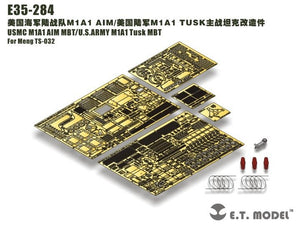 ET Model E35-284 USMC M1A1 AIM MBT/USARMY M1A1 Tusk MBT (For Meng TS-032) 1/35 – obrázek 4
