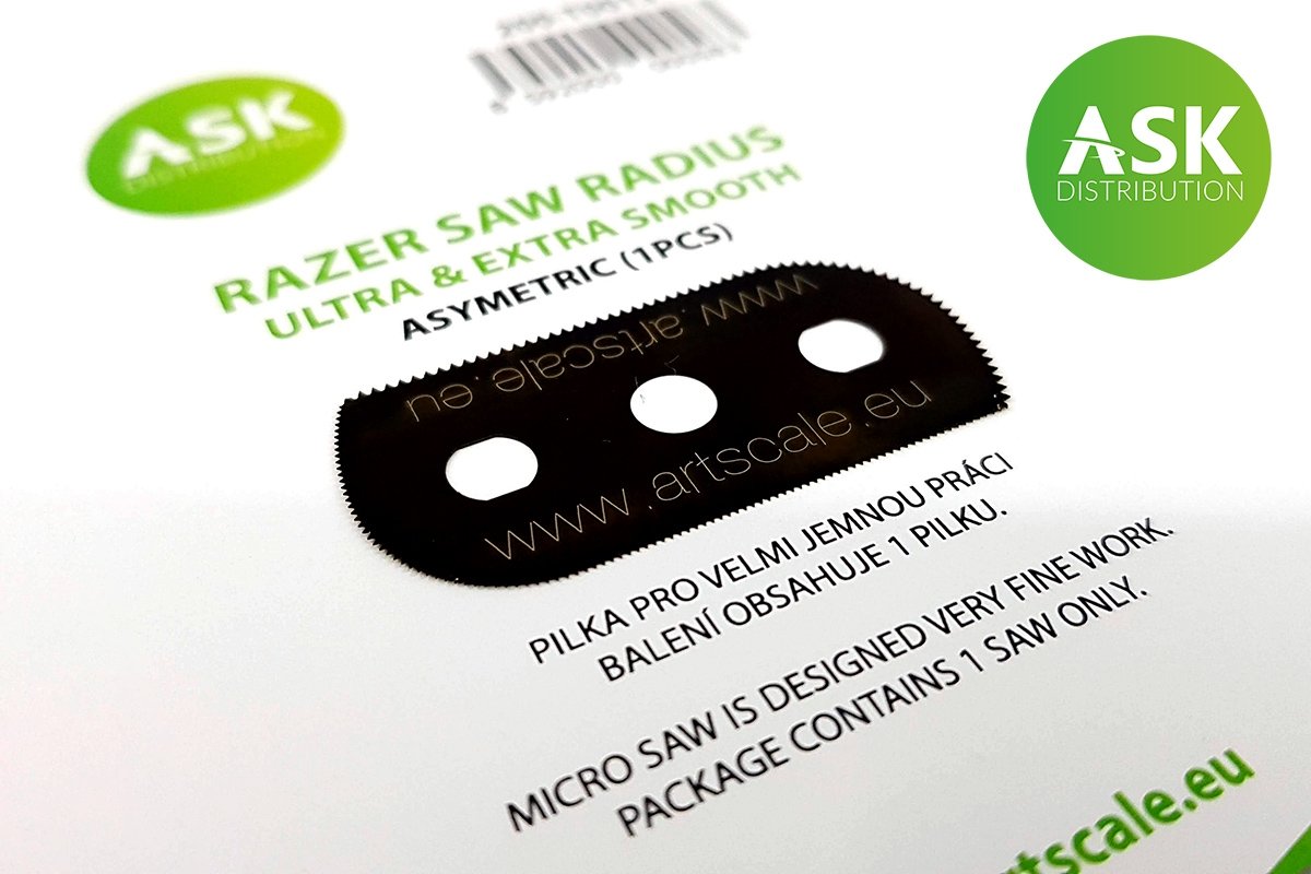 ASK T0013 Razor Saw Radius: ultra & extra smooth asymetric (1 pcs) 65/105 teeth