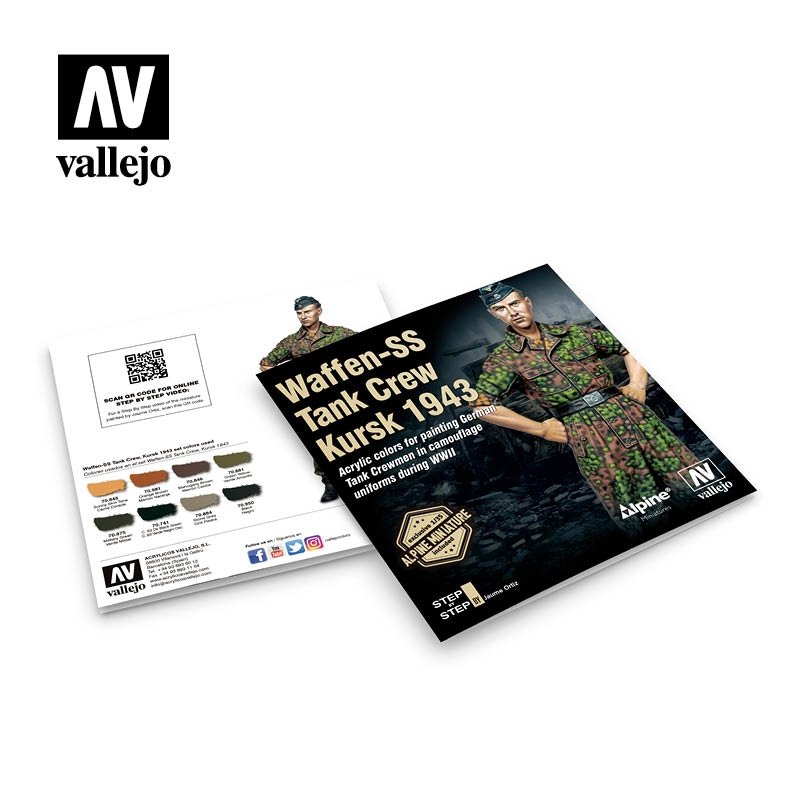 Vallejo 70249 Waffen-SS Tank Crew, Kursk 1943 8x17ml – Bild 3