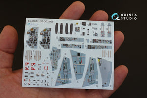 Quinta Studio QD32006 Su-25UB 3D-Printed &amp;amp; colored Interior on decal paper (for Trumpeter kit) 1/32 – obrázek 2