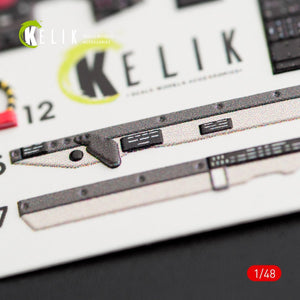 KELIK K48032 F-104G &amp;quot;STARFIGHTER&amp;quot; LATE TYPE INTERIOR 3D DECALS FOR HASEGAWA KIT 1/48 – image 3