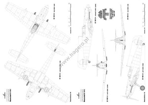 Kagero 7134 Messerchmitt Bf 109 E E-1/E-3/E-4/E-7 models EN/PL – obrázek 4