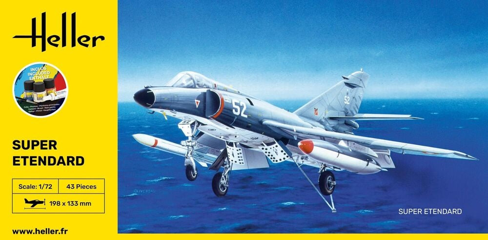 Heller 56360 Super Etendard - Starter Kit 1/72 – imagen 3