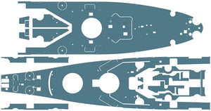 Pontos 37034FB USS BB-63 Missouri 1945 Advanced Detail Up Set for Hobbyboss Kit (Deck Blue 20B stained wooden deck) 1/350 – image 34