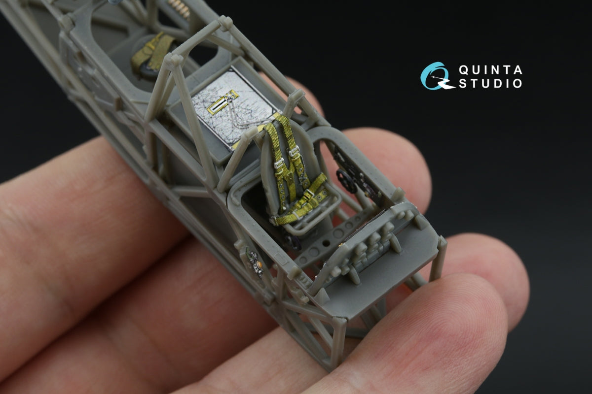 Quinta Studio QD+48583 Westland Lysander Mk.III 3D-Printed &amp;amp; colored Interior on decal paper (Airfix) (with 3D-printed resin parts) 1/48 – immagine 13