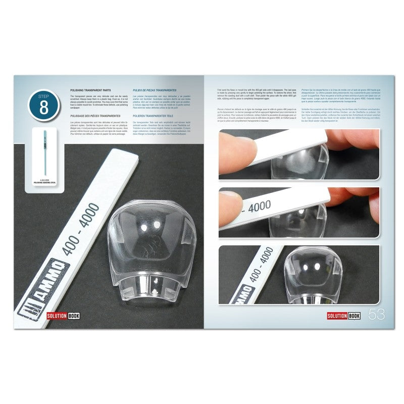 AMMO of Mig Jimenez 6605 SOLUTION BOOK 29 - BEGINNERS: How to Assemble Scale Models (Multilingual)