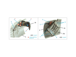 Quinta Studio QD72132 PZL P.7a 3D-Printed colored Interior on decal paper (Arma Hobby) 1/72 – image 2