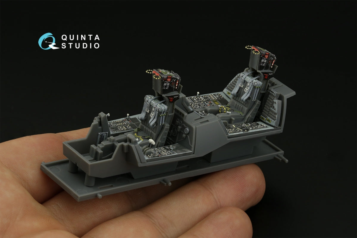 Quinta Studio QD48404 F-14B 3D-Printed &amp;amp; colored Interior on decal paper (GWH) 1/48 – Bild 12