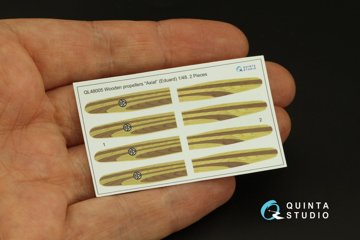 Quinta Studio QL48005 Axial Propeller (Eduard) 1/48 – image 6
