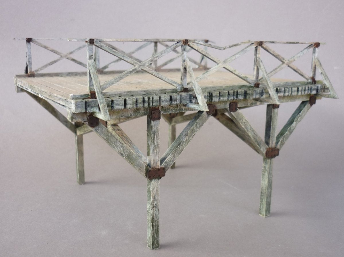 RT-Diorama 35546 Wooden bridge 1/35 – Bild 2