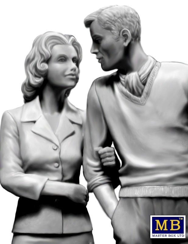 Master Box 24029 Dangerous Curves Series. Bob and Sally - The Happy Couple 1/24 – image 3