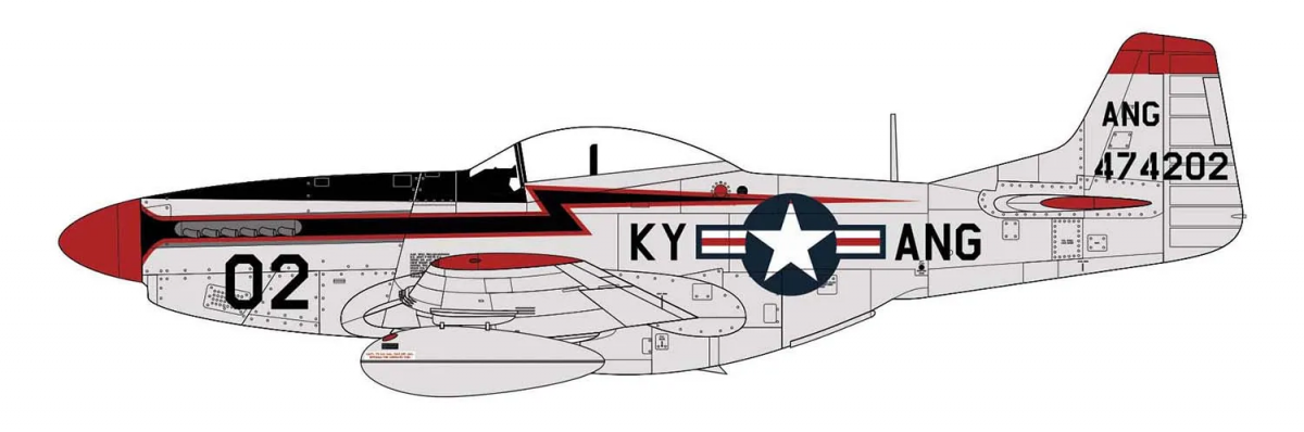Airfix 02047A North American F-51D Mustang 1/72 – obrázek 3