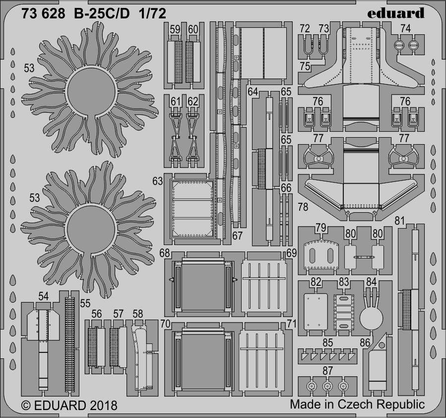 Eduard 73628 B-25C/D AIRFIX 1/72 – image 2