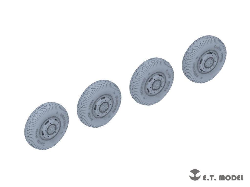 ET Model P35-108 WWII German Sd.Kfz.234 Large Diameter Weighted Wheels Type.8 1/35 – obrázek 2