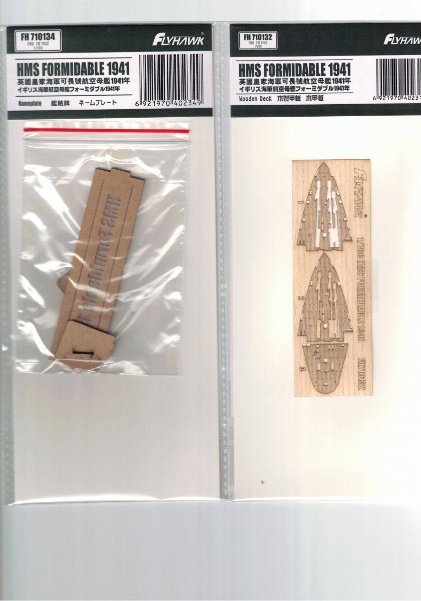 FlyHawk Model FH1152S-SET HMS Formidable 1941 Deluxe Edition SET 1/700 – obrázek 7