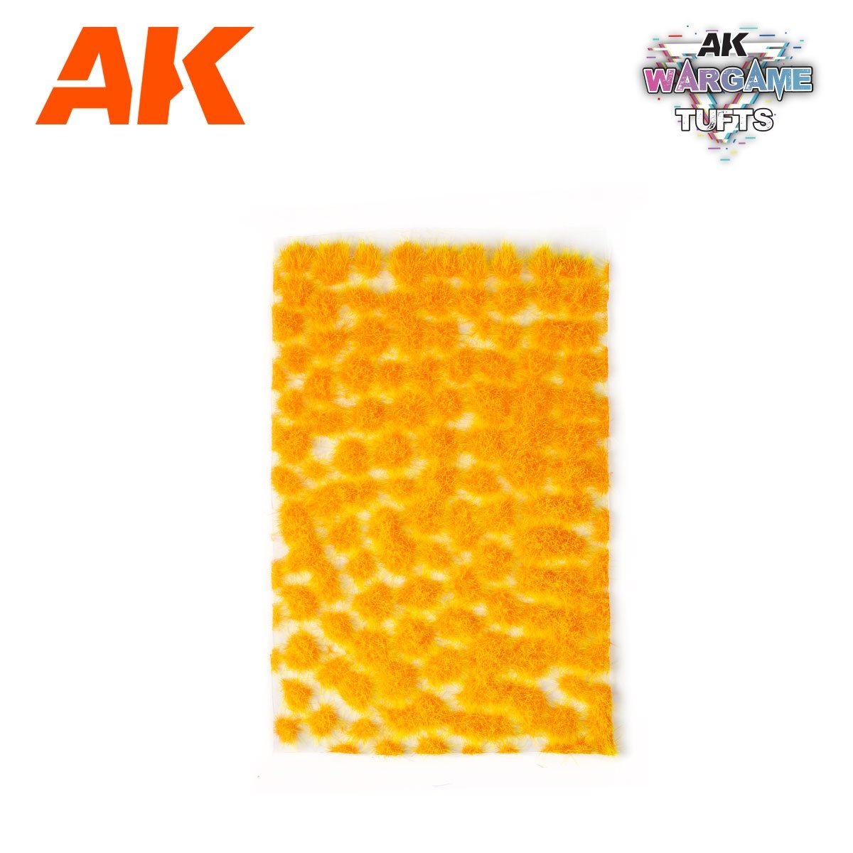 AK Interactive AK8241 ORANGE &amp;amp; YELLOW WARGAME TUFTS – immagine 3