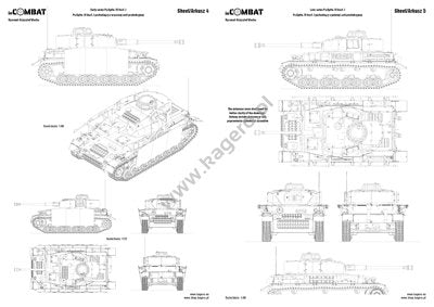 Kagero 8805 German Medium Tank Panzerkampfwagen IV Ausf. G/H/J PL – immagine 5