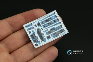 Quinta Studio QDS-48320 Su-30SM 3D-Printed &amp;amp; colored Interior on decal paper (GWH) (Small version) 1/48 – image 3