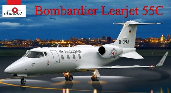 A-Model 72348 Bombardier Learjet - 55C 1/72