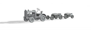 Thunder Model 32003 US Tug Clarktor 6, MILL-33 With 2 Bomb Trailers Mark 2 1/32 – zdjęcie 2