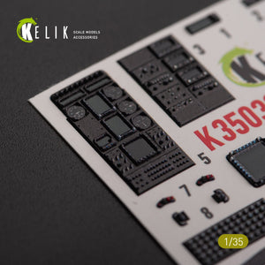 KELIK K35033 AH-6J/MH6J Little Bird interior 3D decals for Zimi models/KittyHawk 1/35 – image 2