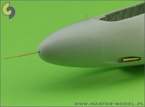 Master AM-32-041 He-162 Salamander - armament and detail set (MG 151 barrel tips, nose gear indicator and Pitot Tube) 1/32 – image 5