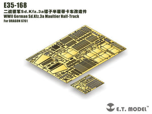 ET Model E35-168 WWII German Sd.Kfz.3a Maultier Half-Track (For DRAGON 6761) (1/35)
