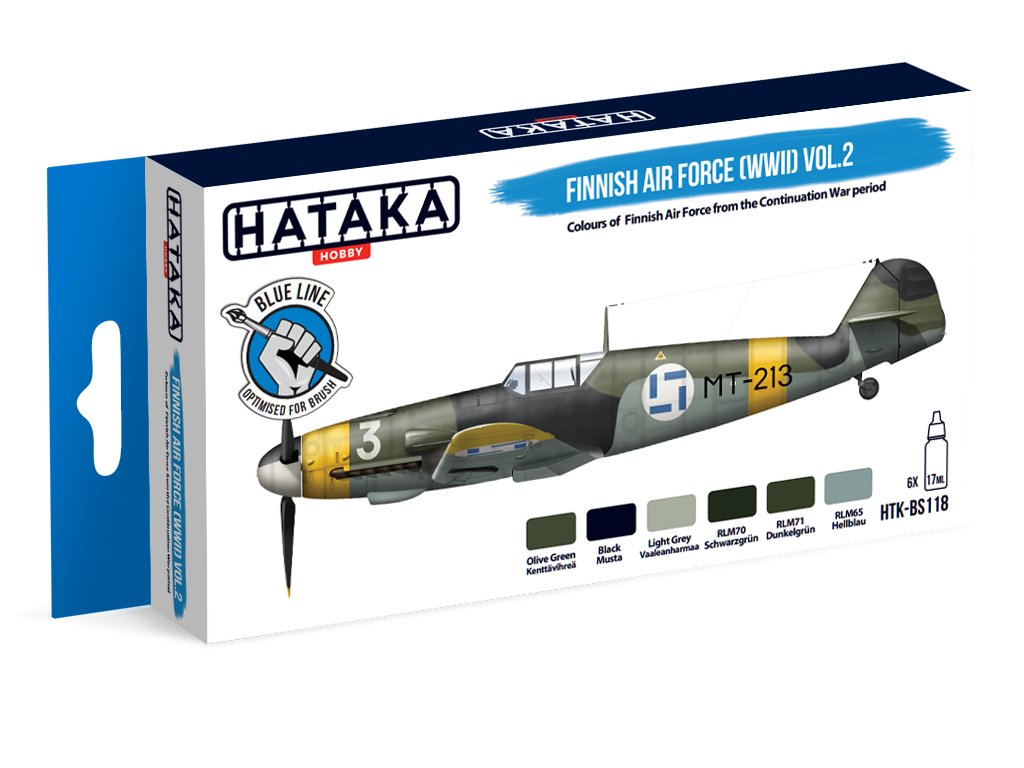 Hataka HTK-BS118 Finnish Air Force (WWII) Vol. 2 (8x17ml) – image 3