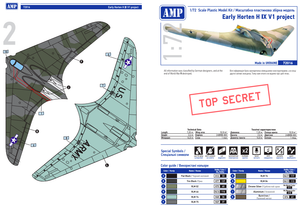AMP 72017 Early Horten H IX V1 project w/BMW 003j 1/72 – image 4