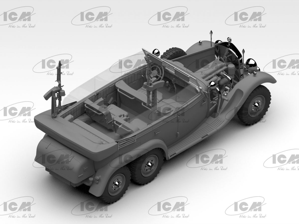 ICM 24024 Type G4 with MG 34 and German Staff Personnel 1/24 – Bild 5