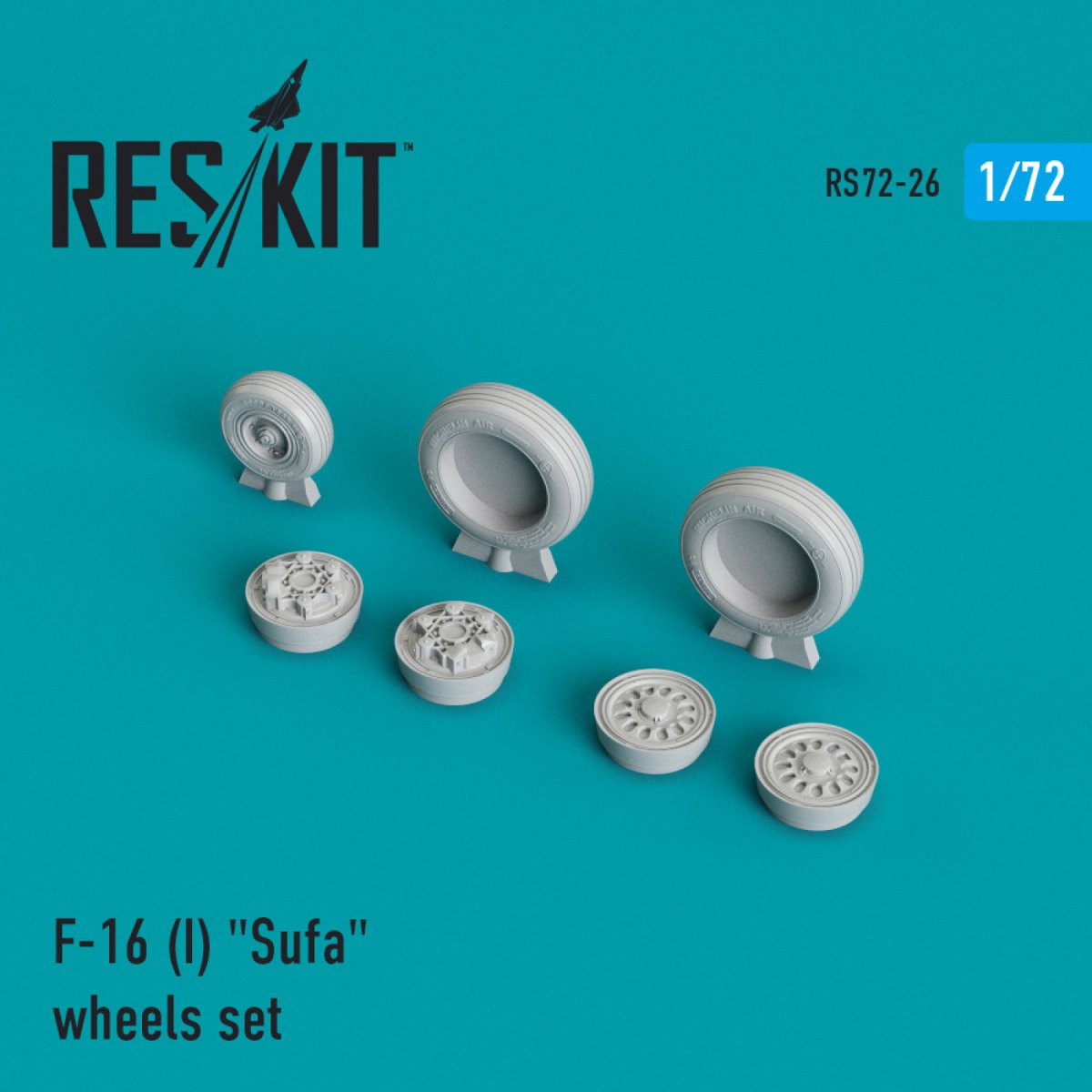 RESKIT RS72-0026 F-16I &amp;quot;SUFA&amp;quot; WHEELS SET 1/72