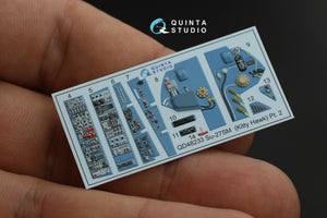 Quinta Studio QD48233 Su-27SM 3D-Printed &amp;amp; colored Interior on decal paper (KittyHawk) 1/48 – Bild 4