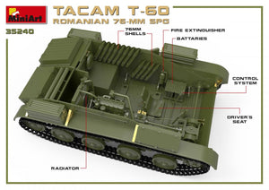 MiniArt 35240 ROMANIAN 76-mm SPG TACAM T-60 INTERIOR KIT 1/35 – image 3
