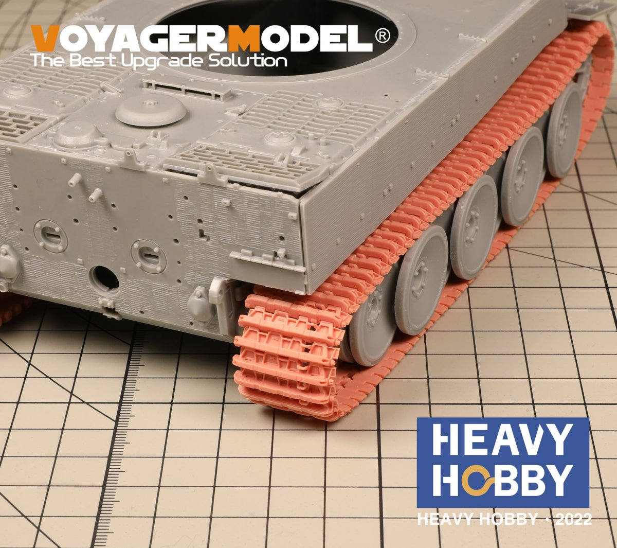 Heavy Hobby PT35002 WWII German Tiger I Initial Version Tracks Fit for Dragon 6252, 6600. RFM 5075, 5078 1/35 – obrázek 3