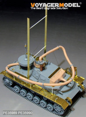 Voyager Model PE35989 WWII German Pz.KPfw.III (T)Ausf.F &amp;quot;Operation Seelowe&amp;quot; Basic For DRAGON 6877/6717 1/35 – obrázek 4