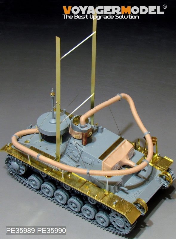 Voyager Model PE35989 WWII German Pz.KPfw.III (T)Ausf.F &amp;quot;Operation Seelowe&amp;quot; Basic For DRAGON 6877/6717 1/35 – obrázek 4