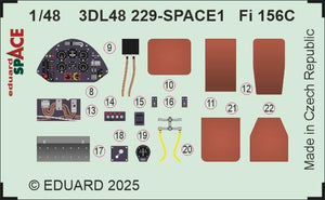 Eduard 3DL48229 Fi 156C SPACE TAMIYA 1/48 – zdjęcie 4