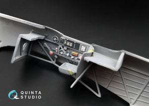 Quinta Studio QD48004 Yak-1B (late production) 3D-Printed &amp;amp; colored Interior on decal pape (for all kits) 1/48 – Bild 12