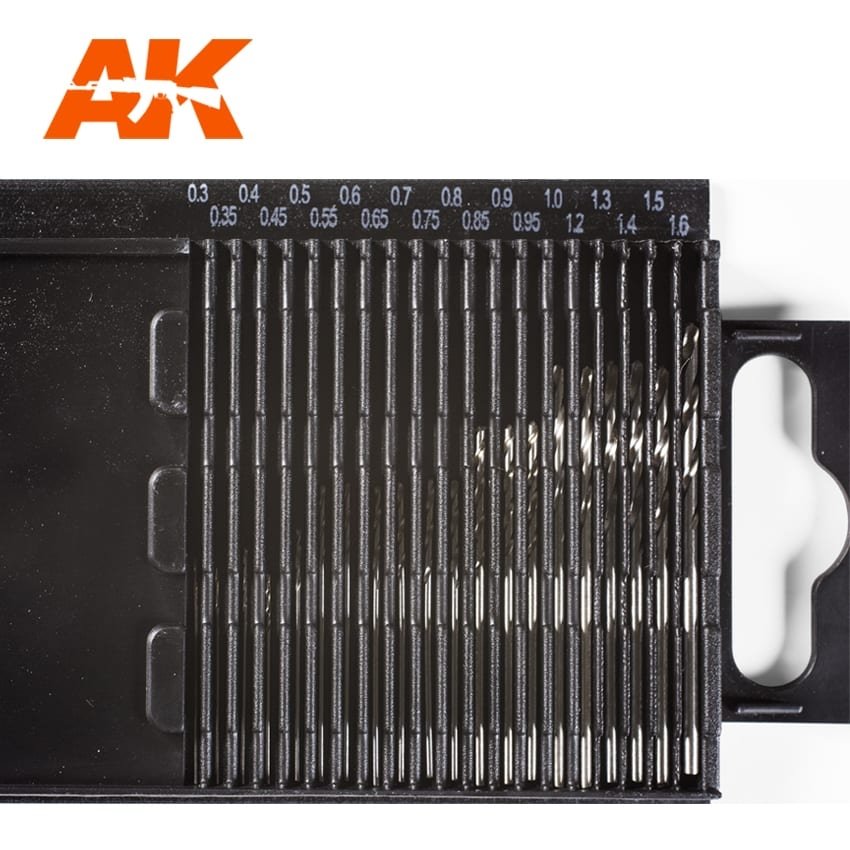 AK Interactive AK9015 MICROBOX HSS DRILL BITS (0.3 -1.6) – image 2
