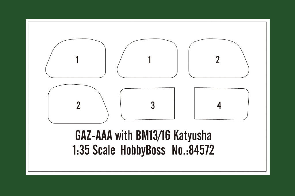 Hobby Boss 84572 GAZ-AAA with BM13/16 Katyusha 1/35 – obrázek 13