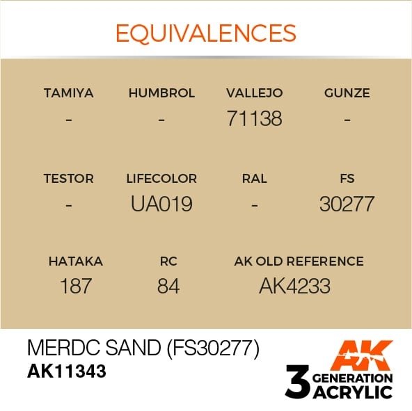 AK Interactive AK11343 MERDC Sand (FS30277) 17ml – image 3