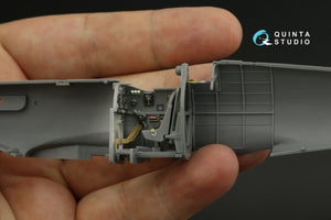 Quinta Studio QD48136 Spitfire Mk.V 3D-Printed &amp;amp; colored Interior on decal paper (Tamiya) 1/48 – immagine 11