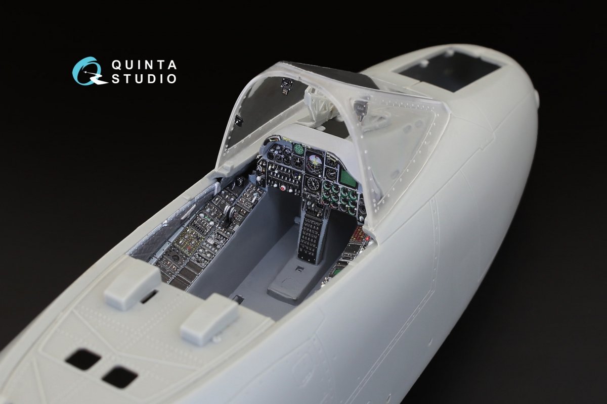 Quinta Studio QD32008 A-10A 3D-Printed &amp;amp; colored Interior on decal paper (for Trumpeter kit) 1/32 – Bild 7