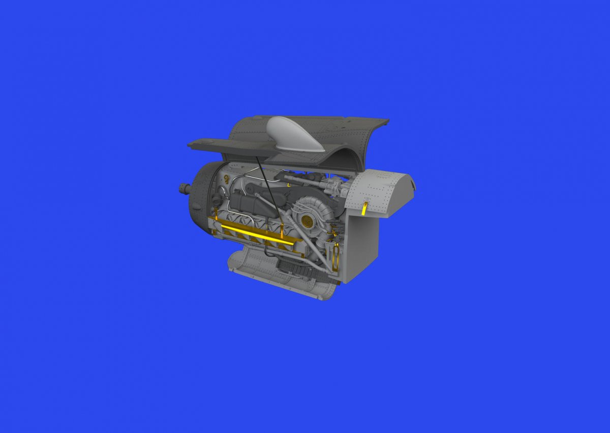 Eduard 648902 Bf 109K-4 engine EDUARD 1/48 – obrázek 3