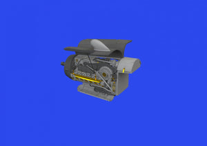 Eduard 648902 Bf 109K-4 engine EDUARD 1/48 – obrázek 3