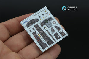 Quinta Studio QDS-32246 F-104A 3D-Printed &amp;amp; colored Interior on decal paper (Italeri) (Small version) 1/32 – obrázek 5