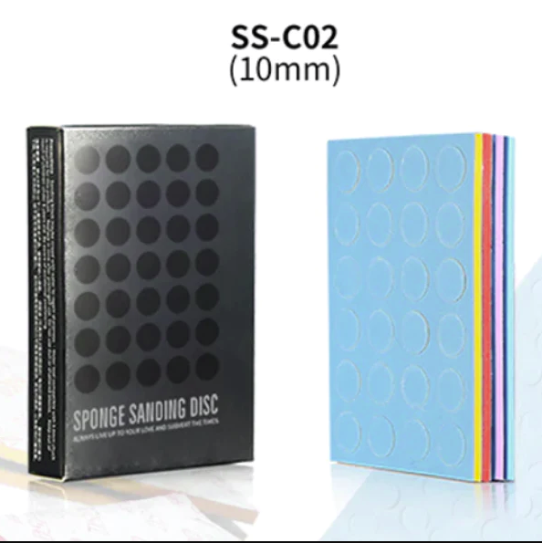 DSPIAE SS-C02-800 10mm Self Adhesive Sponge Sanding Disc #800