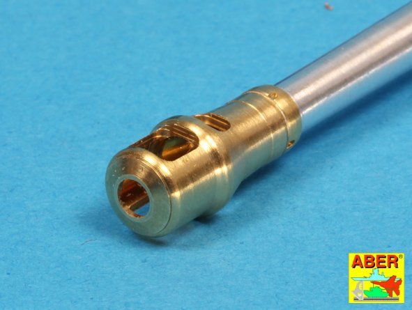 Aber 35L-036n German 7.5cmKwK42L/70 gun barrel with muzzle brake for Panther Ausf. G Late (1/35) – image 7